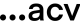 logotipo acv